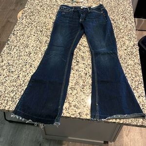 Kancan flare jeans size 29 dark wash